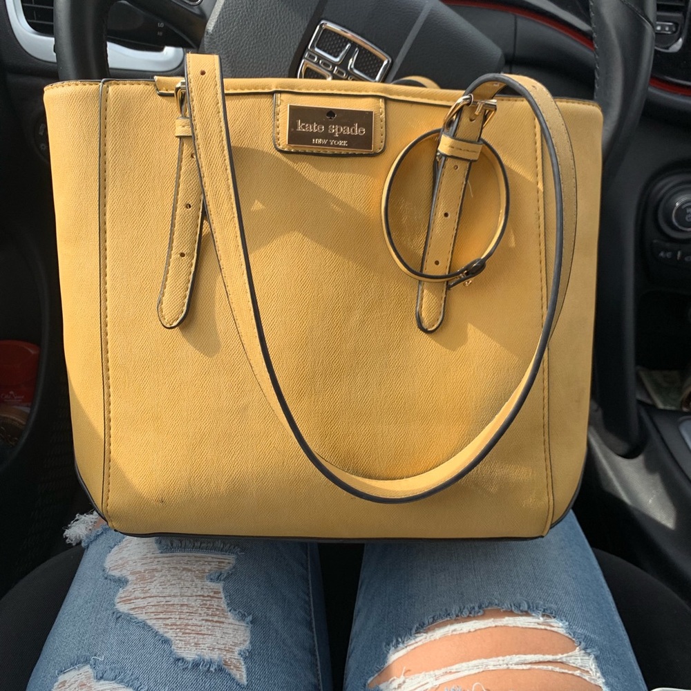 Yellow Kate Soade bag💛🌞🌻